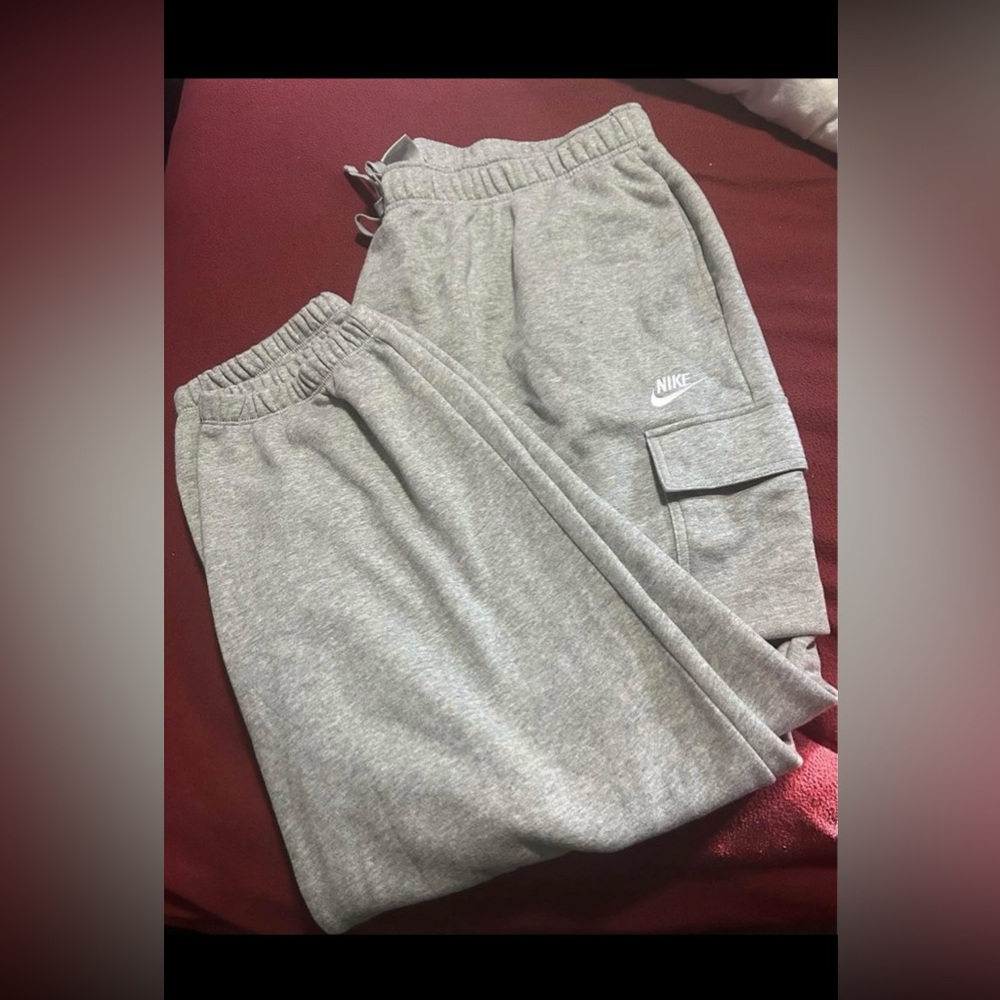 Grey Nike Cargo Joggers.